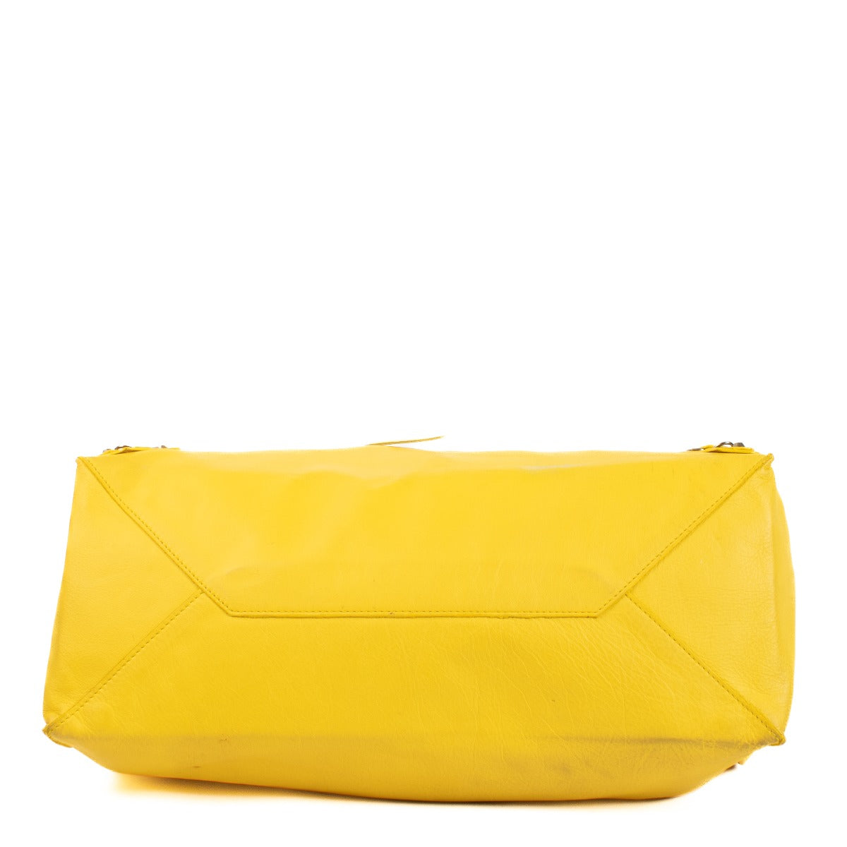 Balenciaga Fluo Yellow Papier A4 Tote Bag