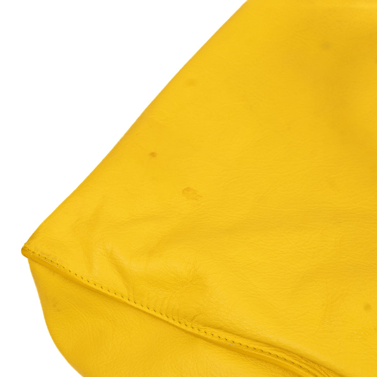 Balenciaga Fluo Yellow Papier A4 Tote Bag