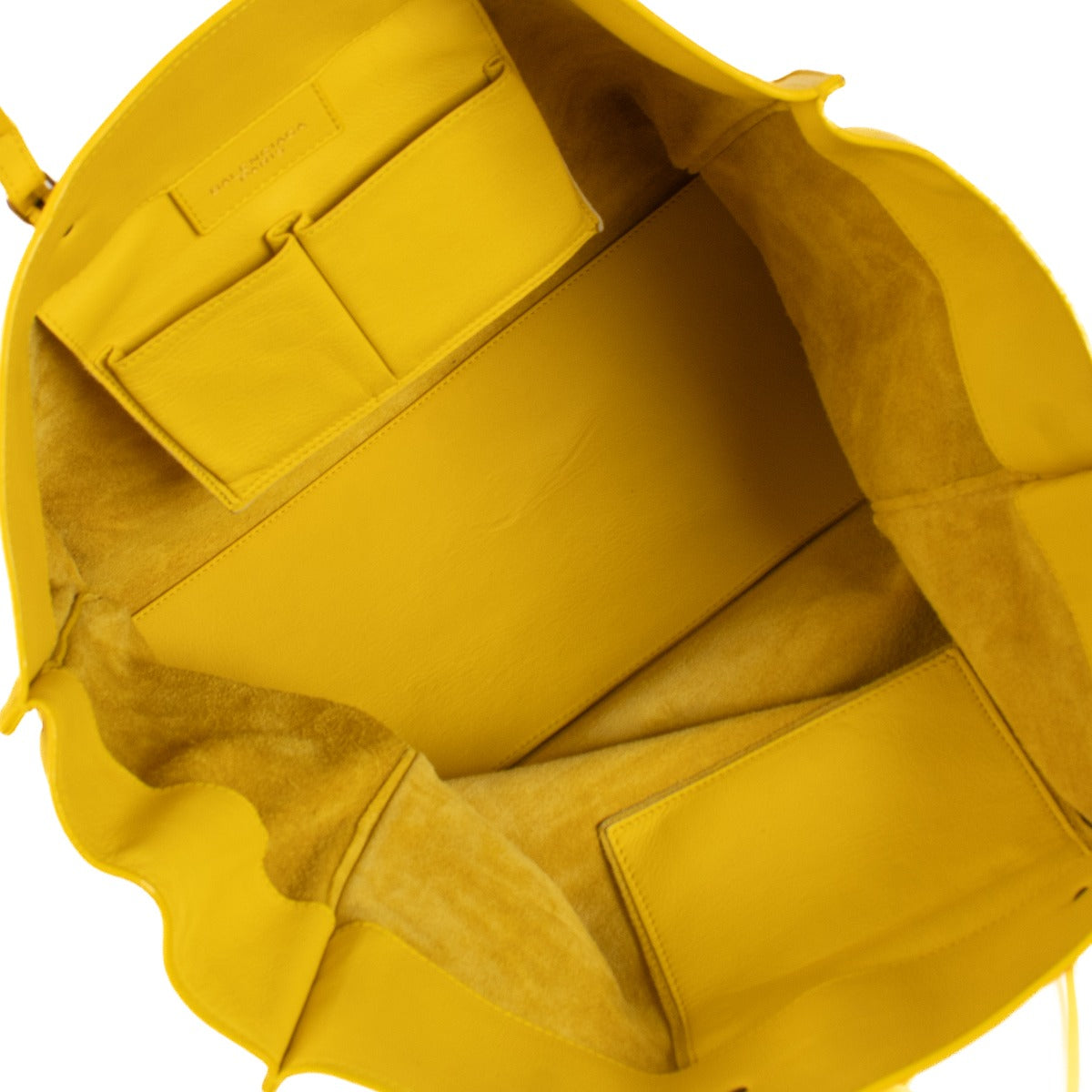 Balenciaga Fluo Yellow Papier A4 Tote Bag