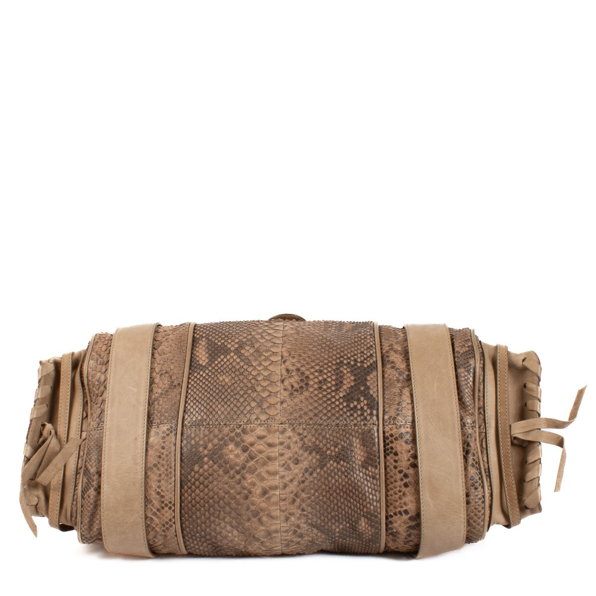 Shop 100% authentic secondhand Chloé Beige Python Top Handle on Labellov.com