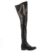 Shop safe online at Labellov in Antwerp, Brussels and Knokke this 100% authentic second hand Prada Black Leather Over-The-Knee Boots - Size 36,5