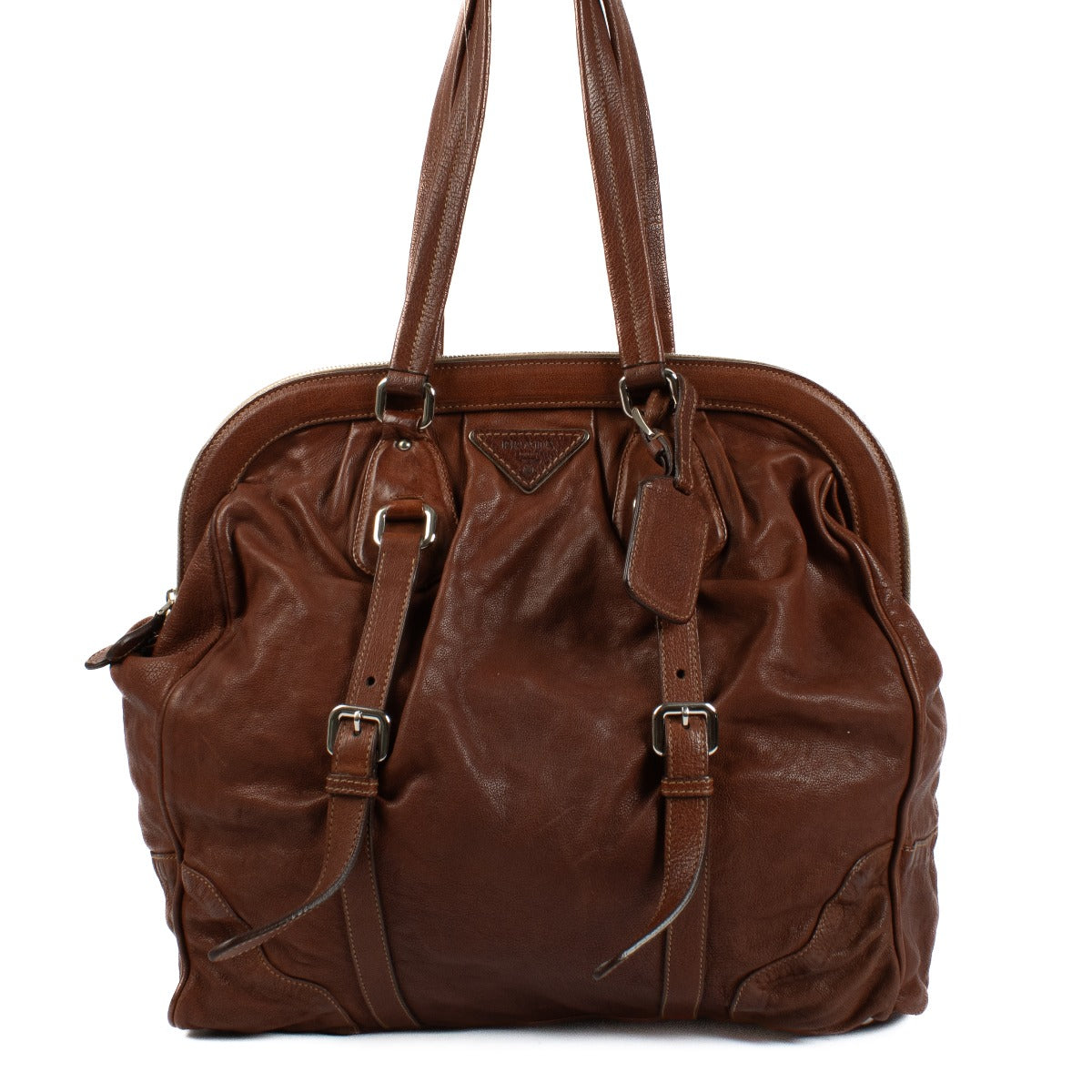 Shop 100% authentic secondhand Prada Brown Shoulder Bag on Labellov.com