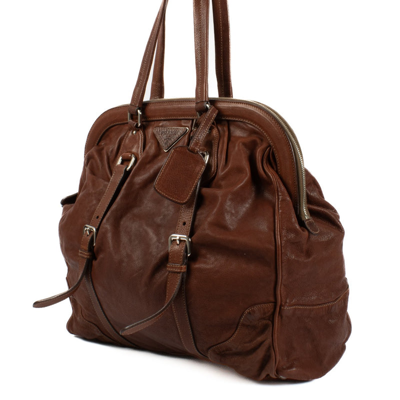 Shop 100% authentic secondhand Prada Brown Shoulder Bag on Labellov.com
