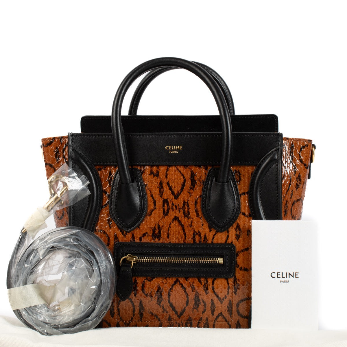 shop 100% authentic second hand Celine Whips/Calfskin Nano Luggage Bag on Labellov.com