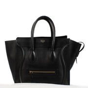 shop 100% authentic second hand Celine Black Smooth Calfskin Mini Luggage Bag on Labellov.com