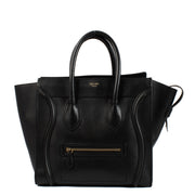 shop 100% authentic second hand Celine Black Smooth Calfskin Mini Luggage Bag on Labellov.com