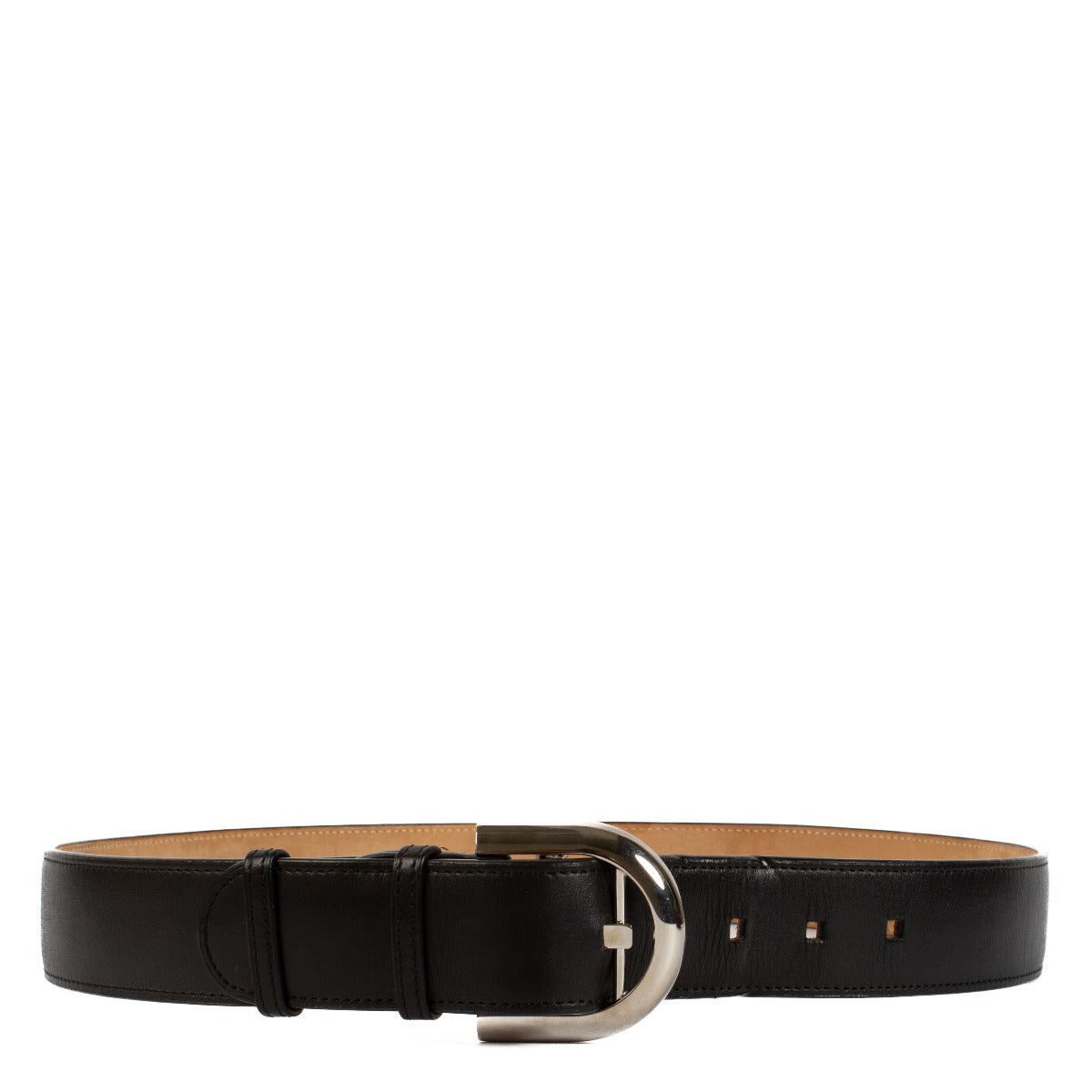 Delvaux Black Box Calf Opale Belt - size 85