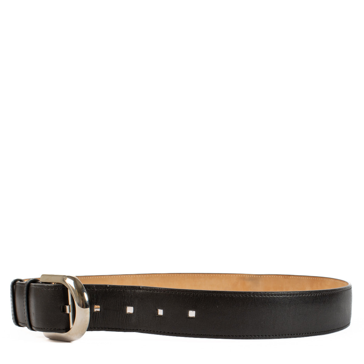 Delvaux Black Box Calf Opale Belt - size 85