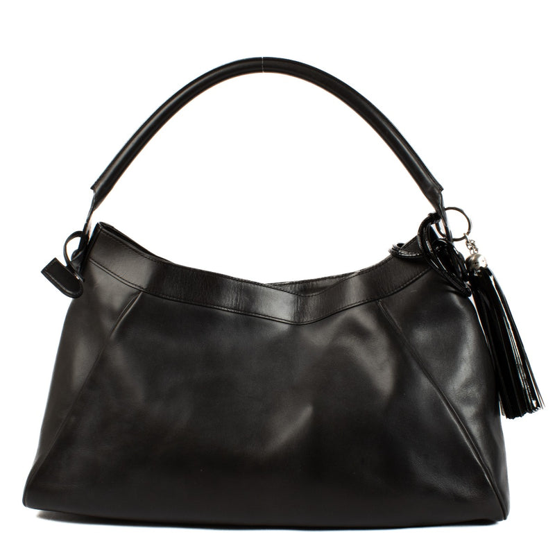Shop safe online at Labellov in Antwerp and Knokke this 100% authentic second hand Delvaux Capri Bridon Façade Shoulder Bag