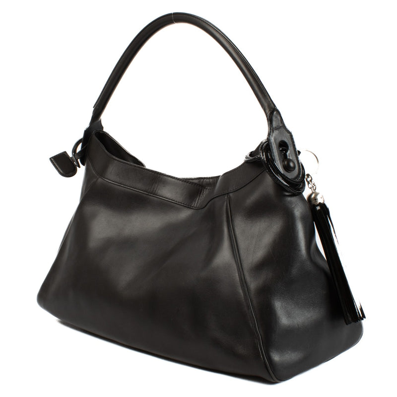 Shop safe online at Labellov in Antwerp and Knokke this 100% authentic second hand Delvaux Capri Bridon Façade Shoulder Bag