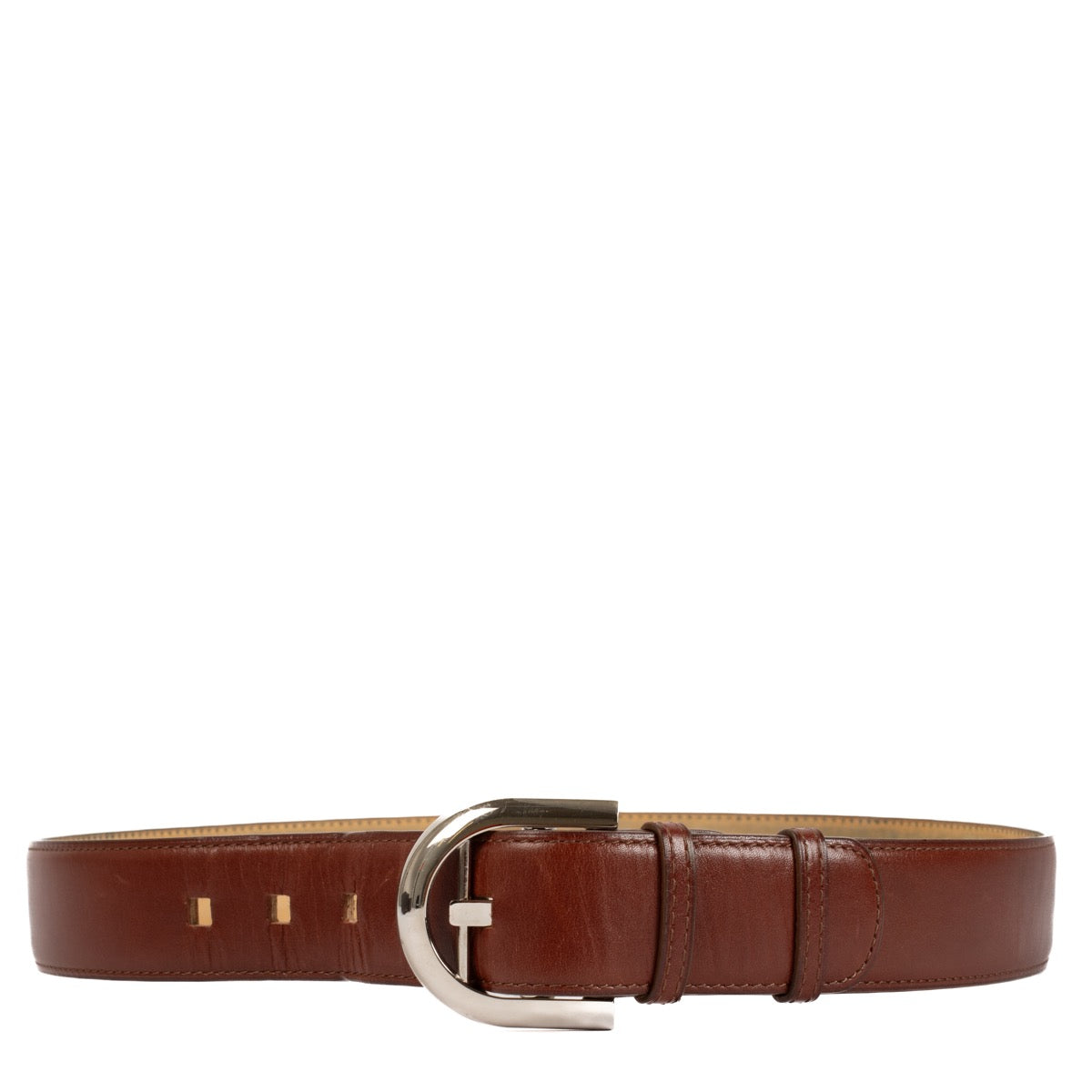 shop 100% authentic second hand Delvaux Burgundy Belt - Size 85 on Labellov.com