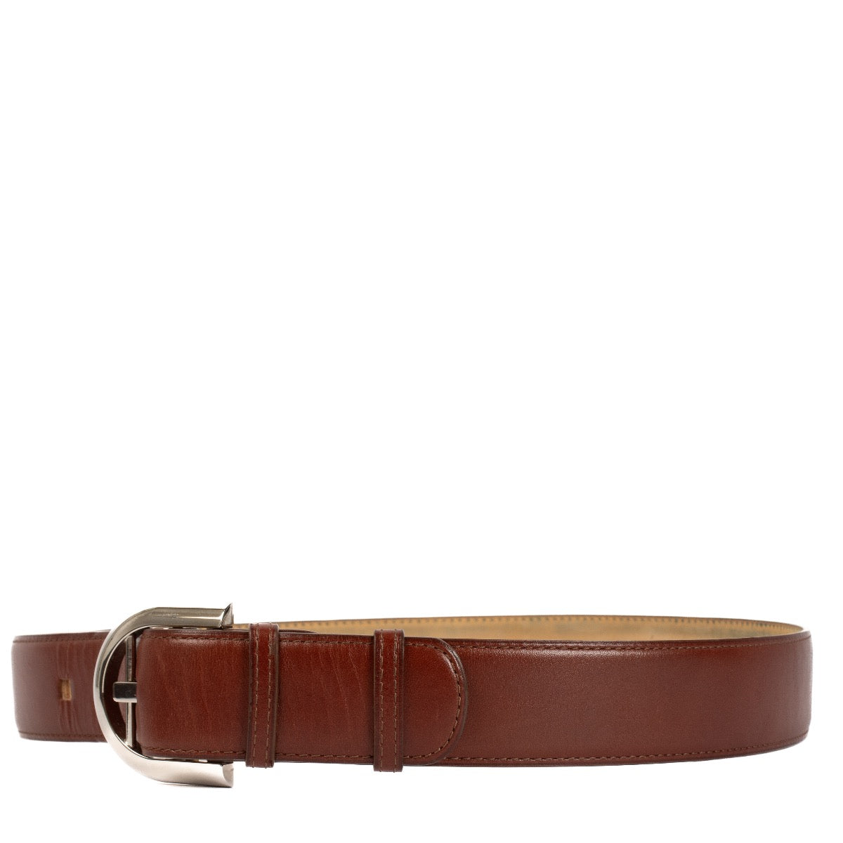 shop 100% authentic second hand Delvaux Burgundy Belt - Size 85 on Labellov.com