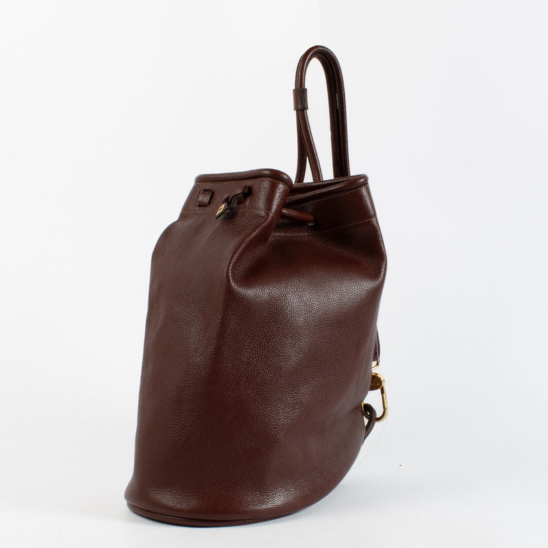 Delvaux Burgundy Pierre de Lune Backpack