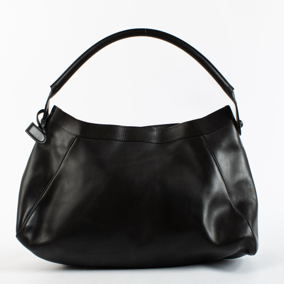 Authentic Preloved Delvaux Black Bridon Leather Shoulder bag on Labellov.com