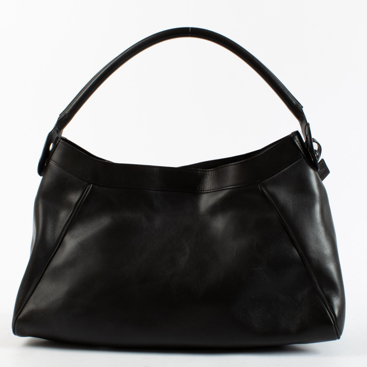 Authentic Preloved Delvaux Black Bridon Leather Shoulder bag on Labellov.com