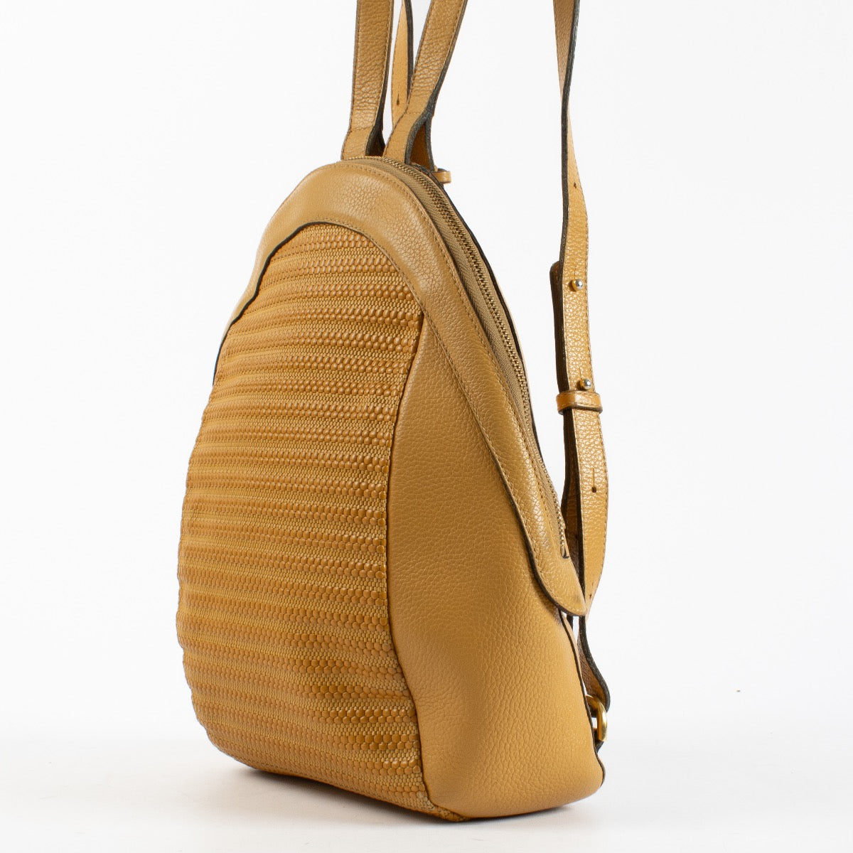 Authentic Second Hand Delvaux Yellow Azov Backpack on Labellov.com