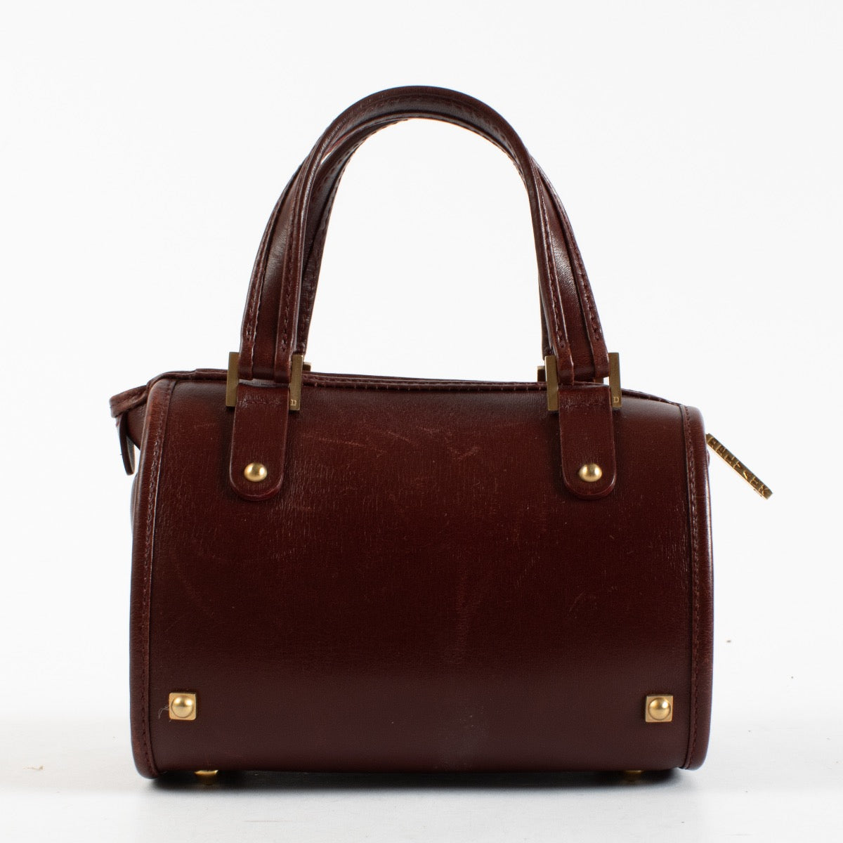 Authentic Second Hand Delvaux Red Mini Astrid Top handle on Labellov.com