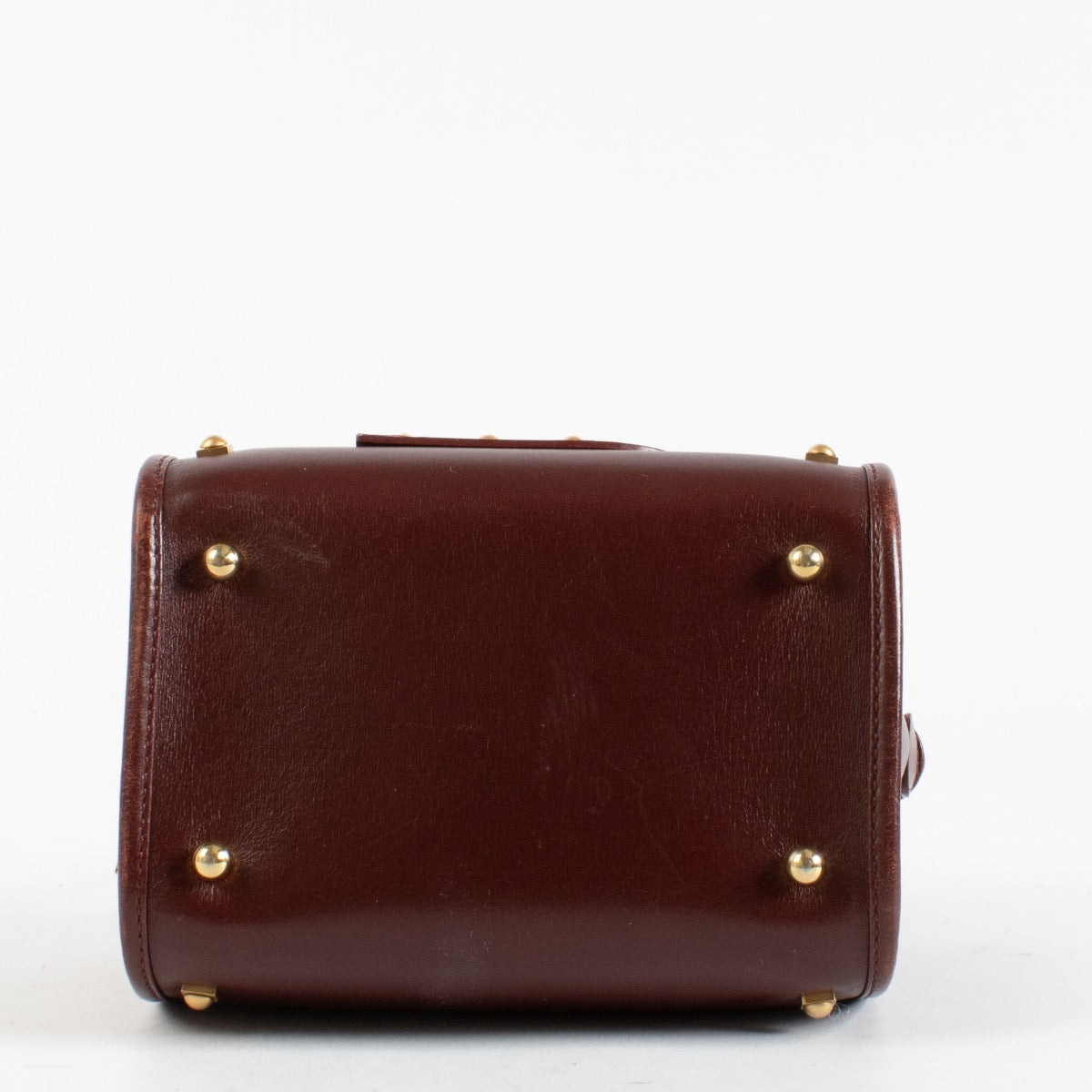 Authentic Second Hand Delvaux Red Mini Astrid Top handle on Labellov.com