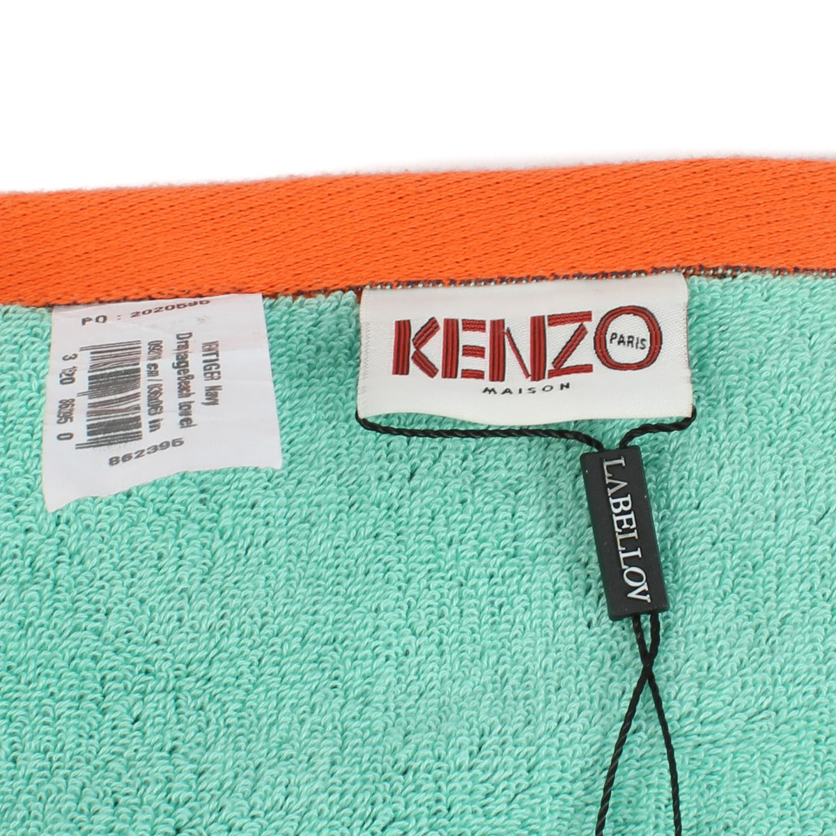 Kenzo Blauwe Tijger Logo Strandlaken