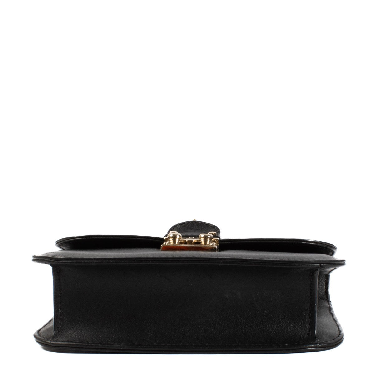 shop 100% authentic second hand Valentino Garavani Black Calfskin Glam Lock Bag on Labellov.com