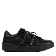 Valentino Garavani Black Leather Untitled Sneakers