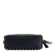 shop 100% authentic second hand Valentino Garavani Navy Blue Rockstud Camera Bag on Labellov.com