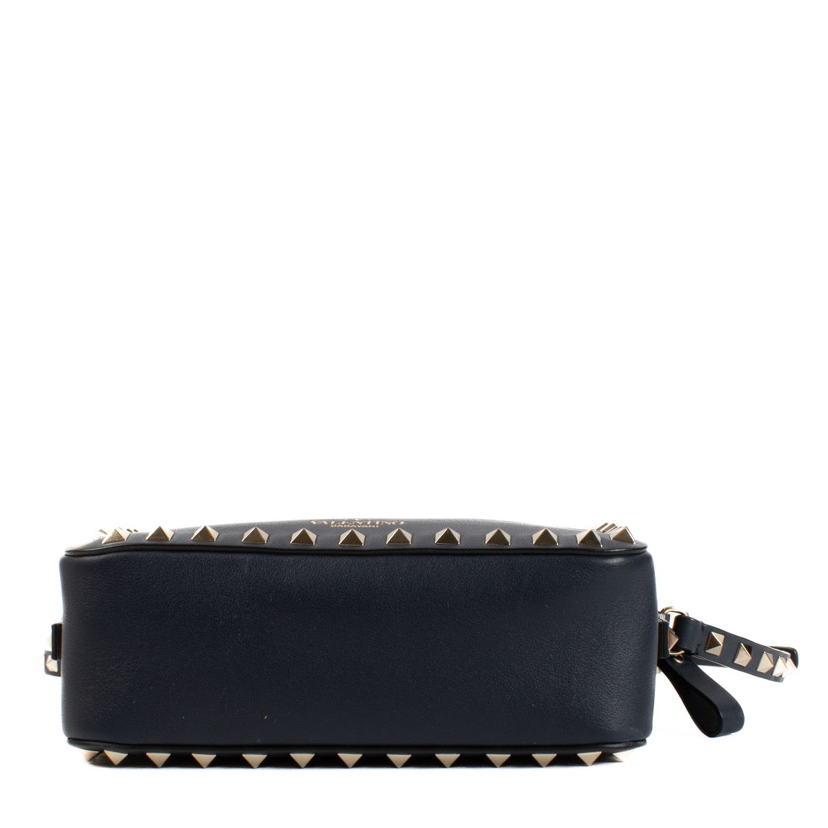 shop 100% authentic second hand Valentino Garavani Navy Blue Rockstud Camera Bag on Labellov.com