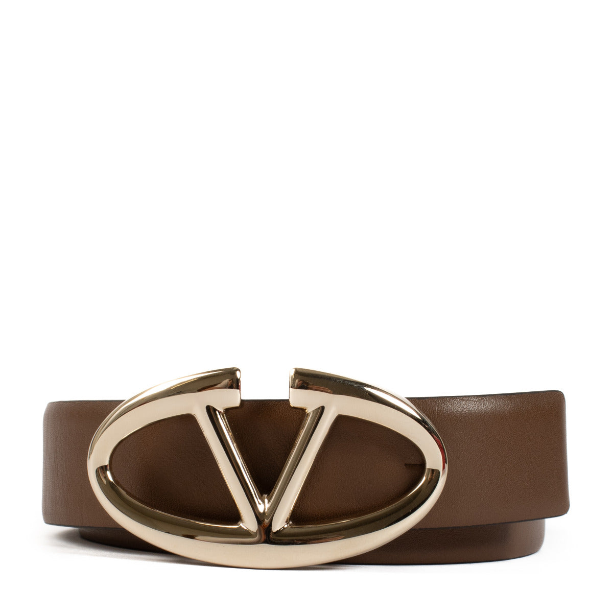 Ceinture Valentino Garavani marron - taille 85