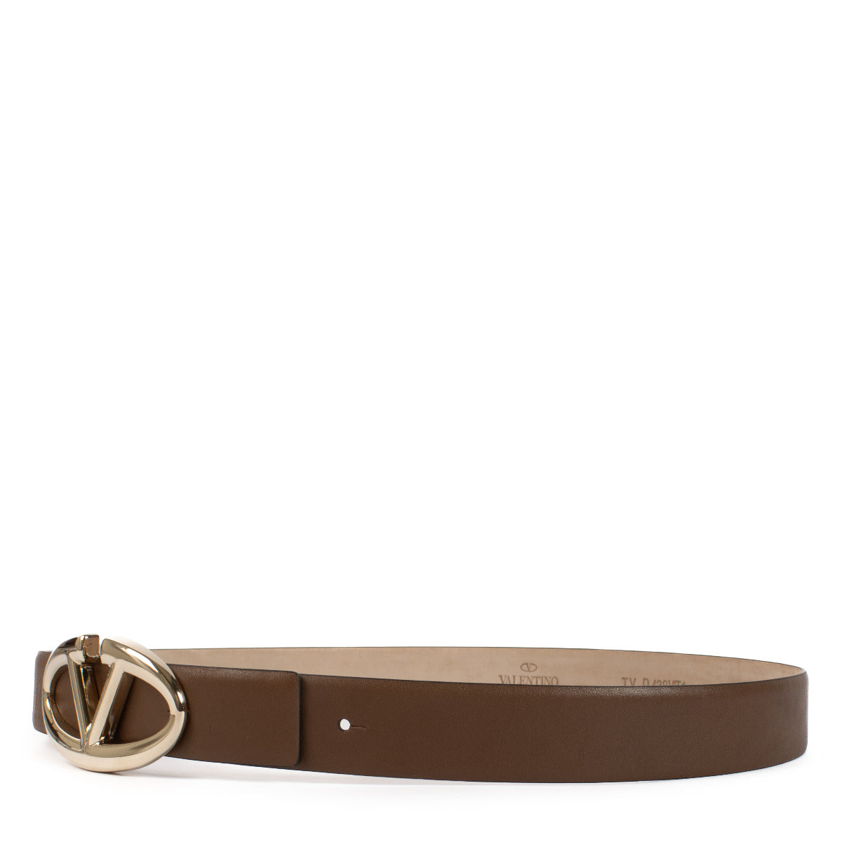 Ceinture Valentino Garavani marron - taille 85