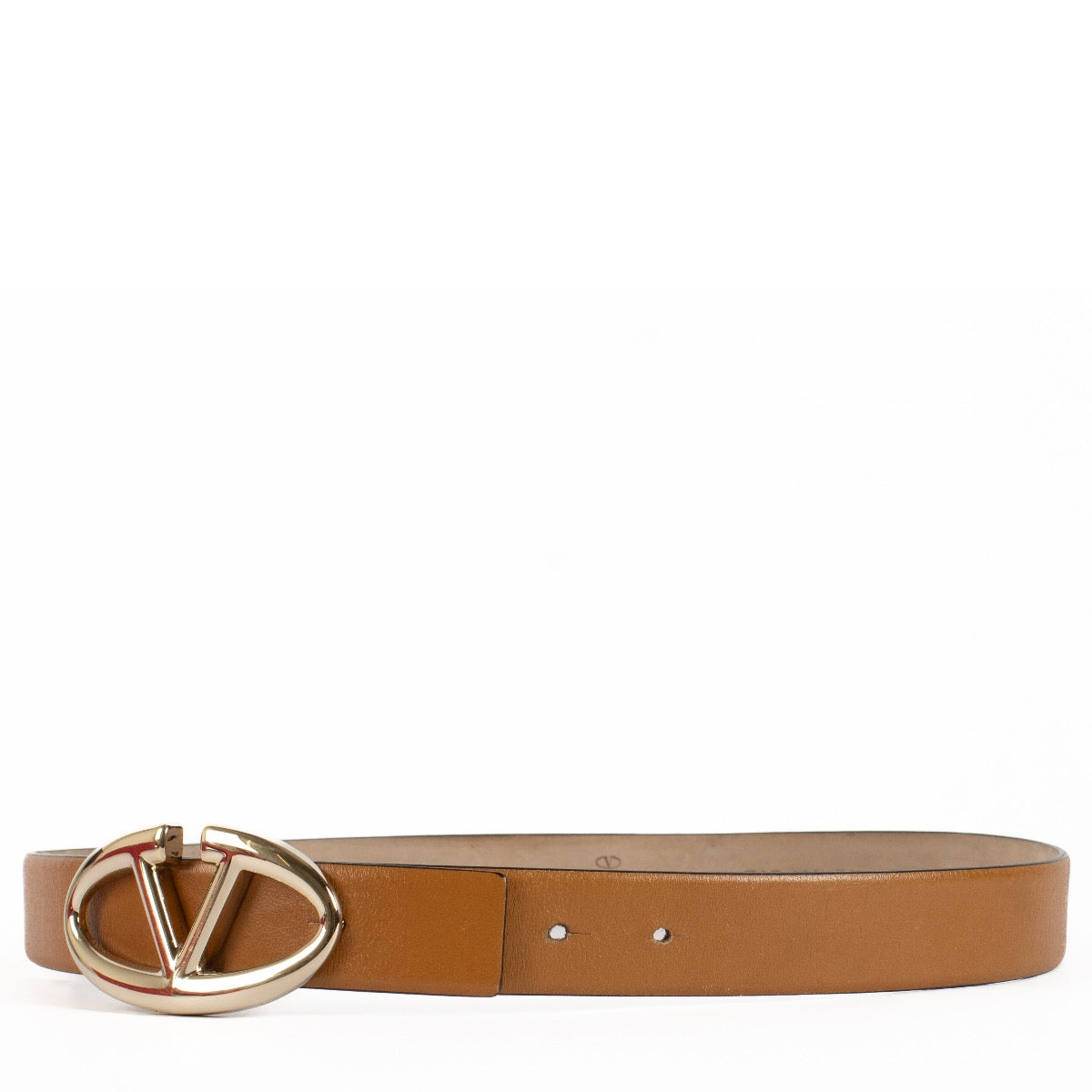 Shop safe online at Labellov in Antwerp, Brussels and Knokke this 100% authentic second hand Valentino Garavani Camel Belt - size 85