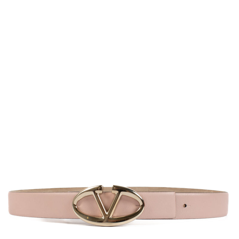 Valentino Garavani Pink Leather Belt - size 85