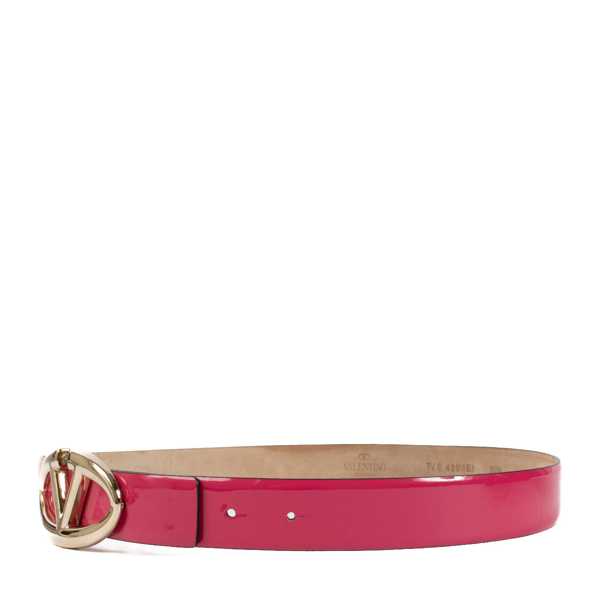 Valentino Garavani Fuchsia Patent Belt - size 85