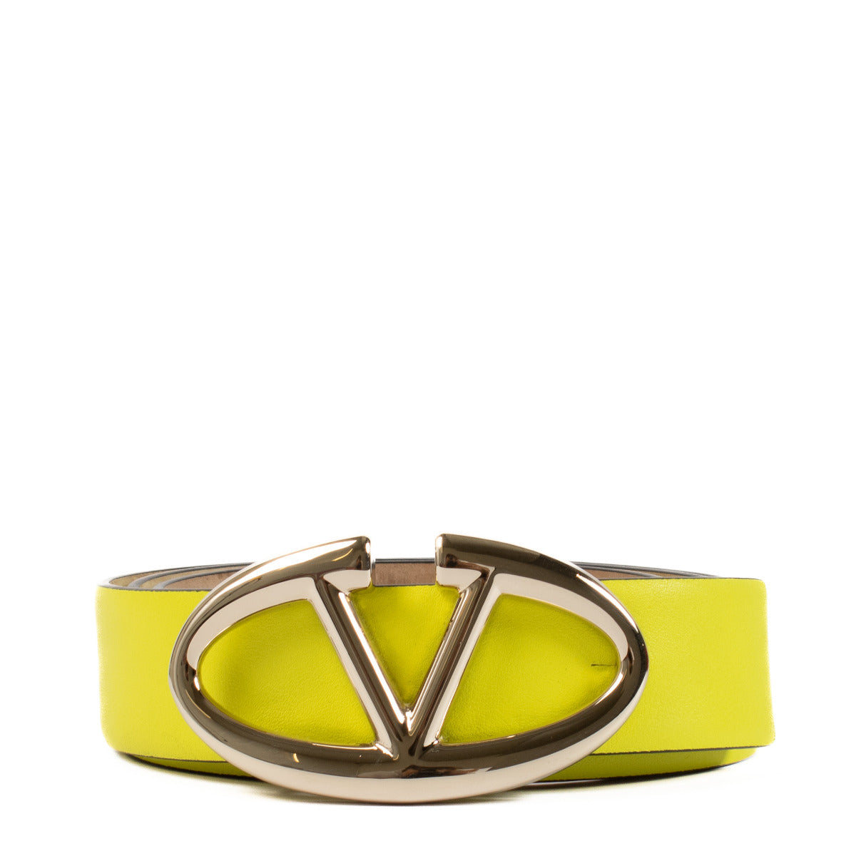 Valentino Garavani Neon Yellow Belt - size 85