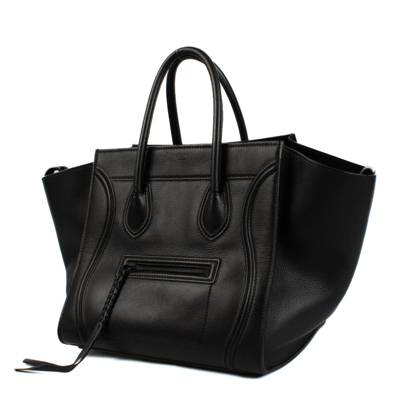 Shop 100% authentic second-hand Celine Black Medium Luggage Phantom Bag