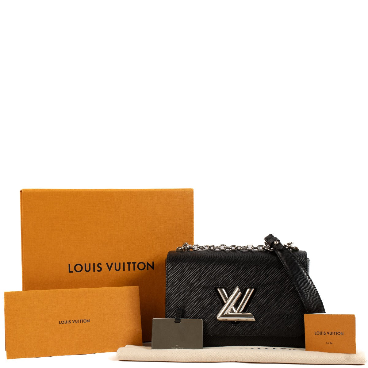 Shop 100% authentic secondhand Louis Vuitton Black Epi Leather Twist MM Crossbody on Labellov.com