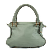 shop 100% authentic second hand Chloé Green Medium Marcie Turn Lock Handbag on Labellov.com