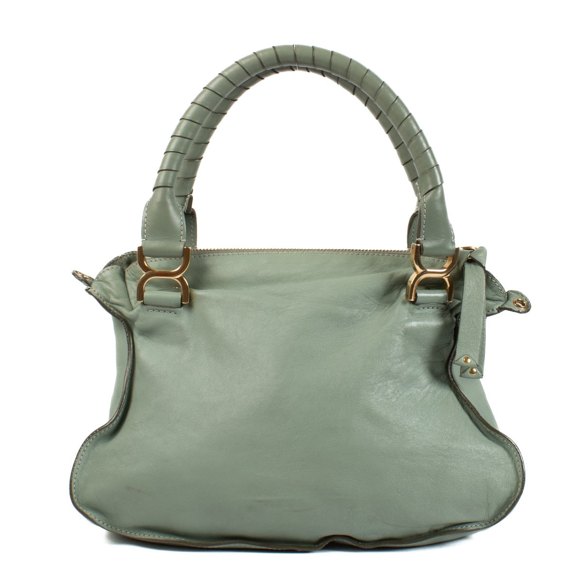 shop 100% authentic second hand Chloé Green Medium Marcie Turn Lock Handbag on Labellov.com