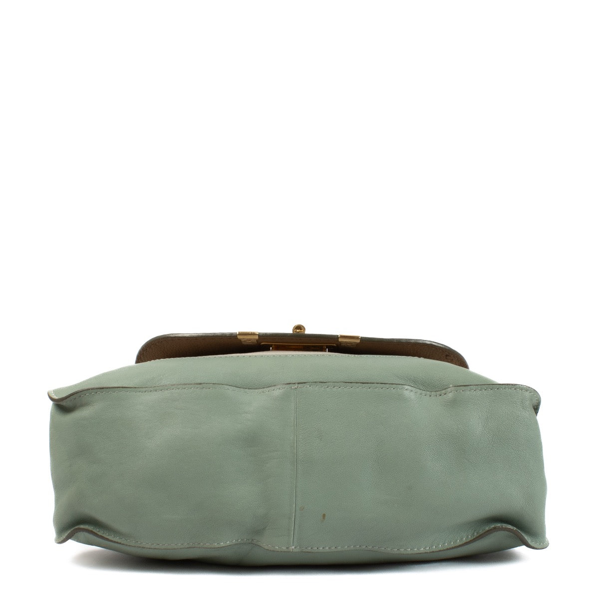 shop 100% authentic second hand Chloé Green Medium Marcie Turn Lock Handbag on Labellov.com
