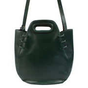 shop 100% authentic second hand Delvaux Green Leather Crossbody Bag on Labellov.com