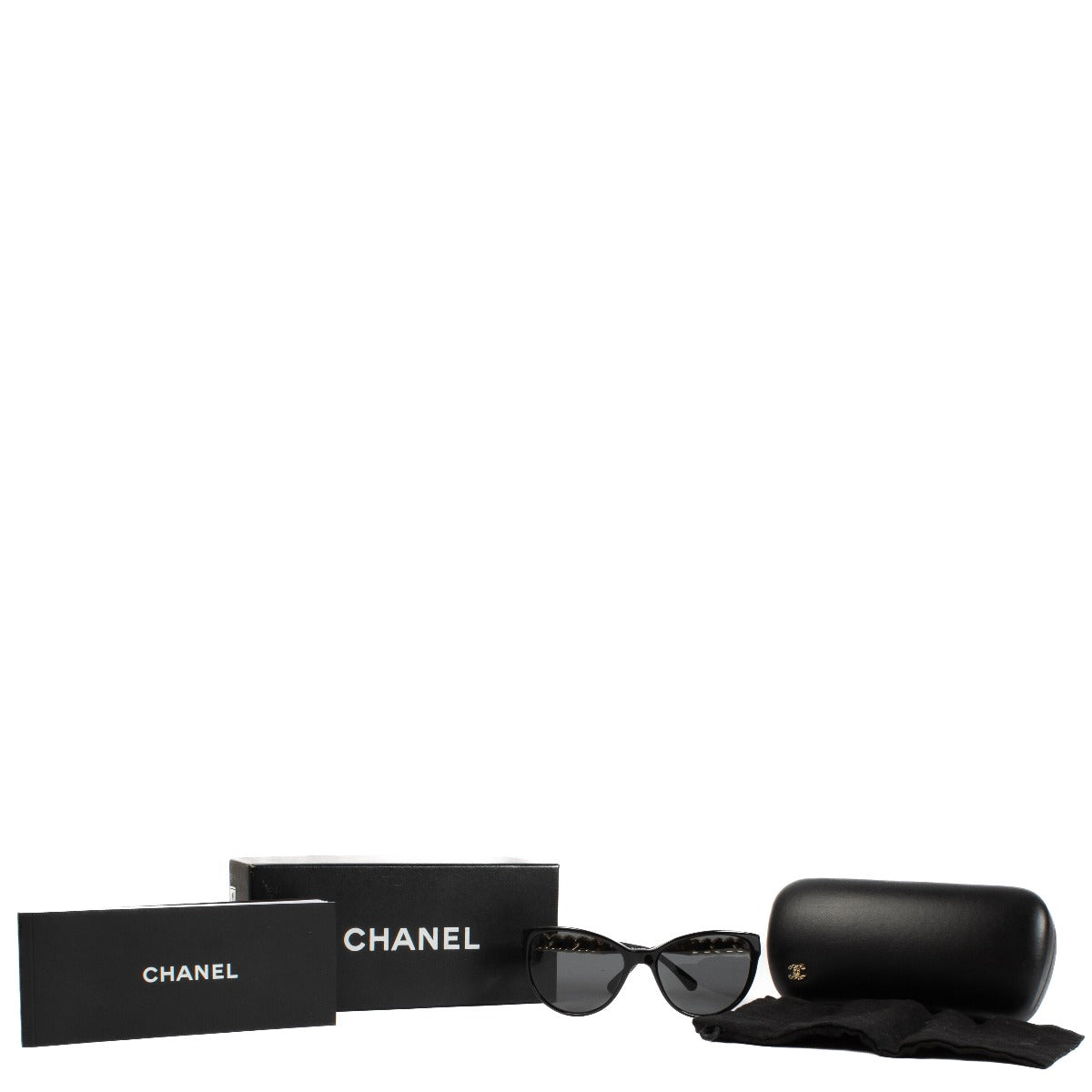 Shop 100% authentic secondhand Chanel Black Chain 5216-Q Sunglasses on Labellov.com