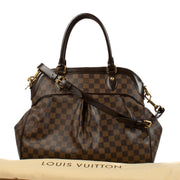 Shop safe online at labellov in Antwerp and Knokke this 100% authentic second hand Louis Vuitton Damier Ebene Trevi GM Shoulder Bag