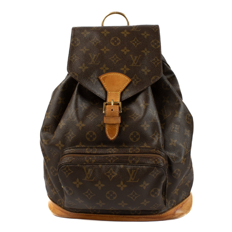 Shop safe online at Labellov in Antwerp and Knokke this 100% authentic second hand Louis Vuitton Monogram Montsouris Backpack