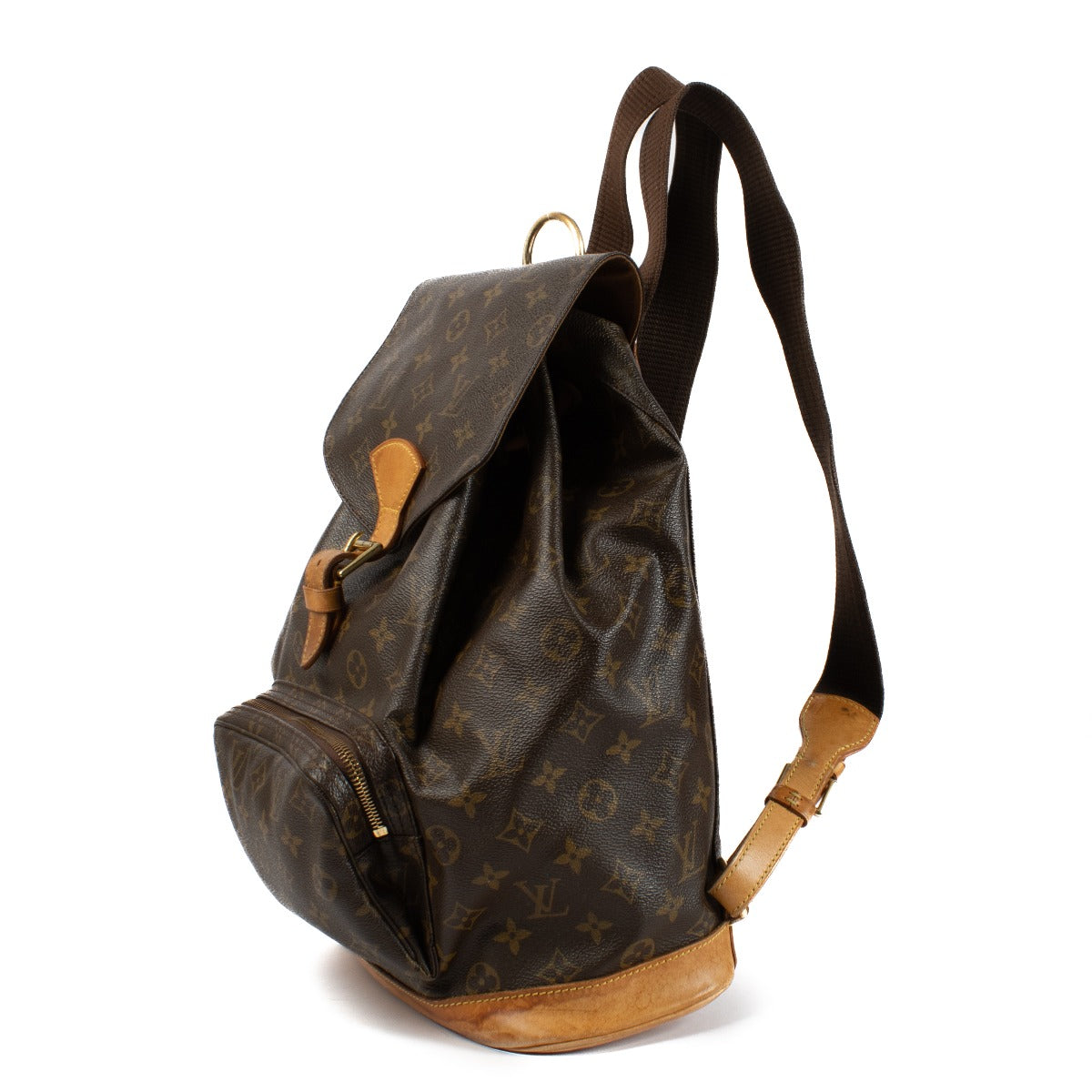Shop safe online at Labellov in Antwerp and Knokke this 100% authentic second hand Louis Vuitton Monogram Montsouris Backpack