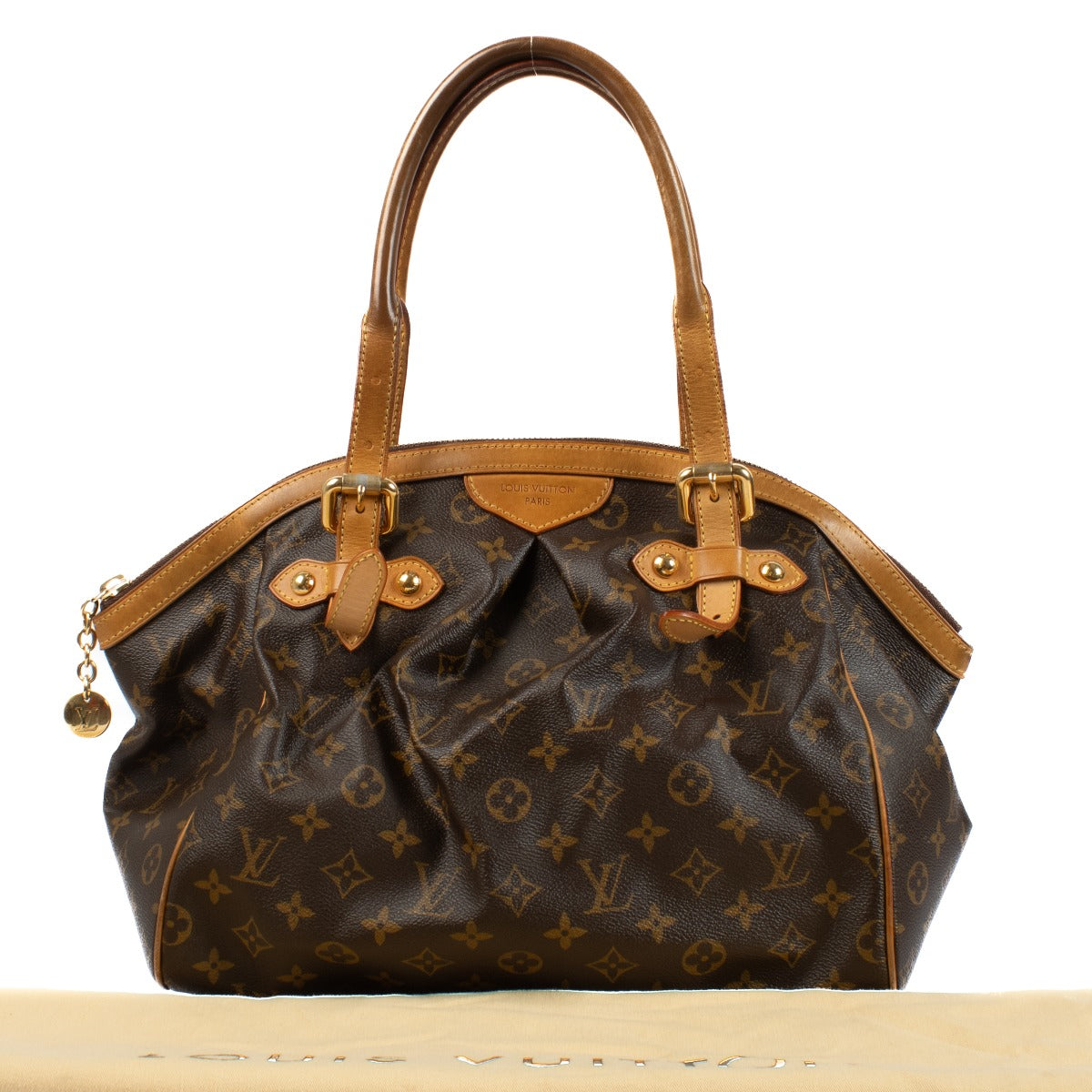 Shop safe online at Labellov in Antwerp and Knokke this 100% authentic second hand Louis Vuitton Monogram Tivoli GM Shoulder Bag