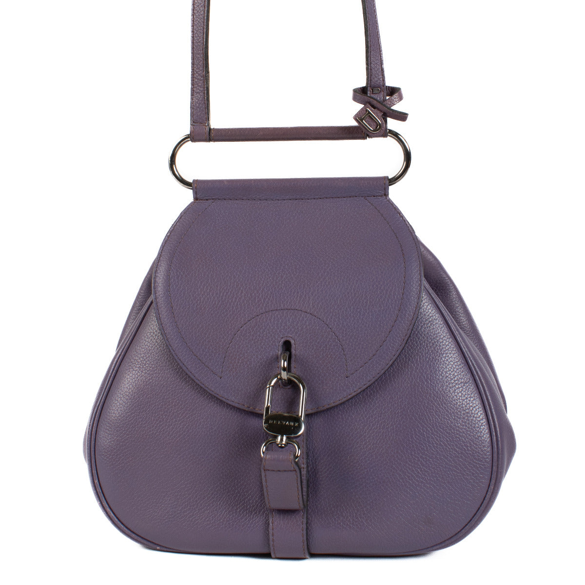 Delvaux Purple Cerceau PM Crossbody Bag