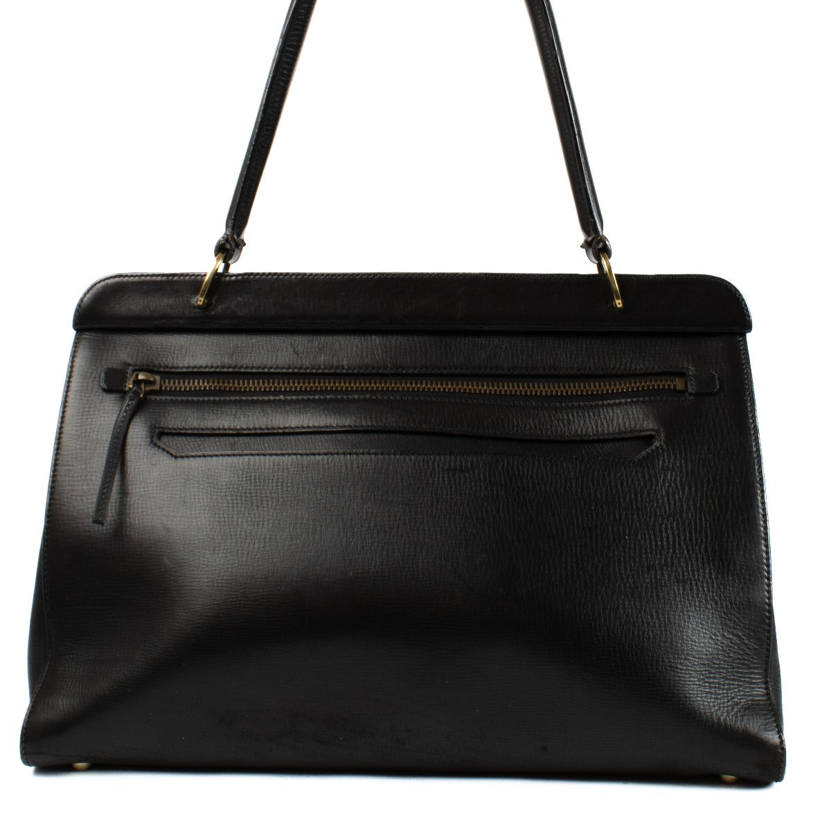 Shop safe online at Labellov in Antwerp, Brussels and Knokke this 100% authentic second hand Gucci Blue Leather Top Handle Briefcase