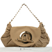Shop safe online at Labellov in Antwerp, Brussels and Knokke this 100% authentic second hand Christian Dior Beige Leather Jazz Club Shoulder Bag