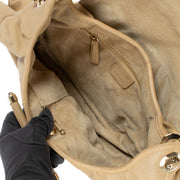 Shop safe online at Labellov in Antwerp, Brussels and Knokke this 100% authentic second hand Christian Dior Beige Leather Jazz Club Shoulder Bag