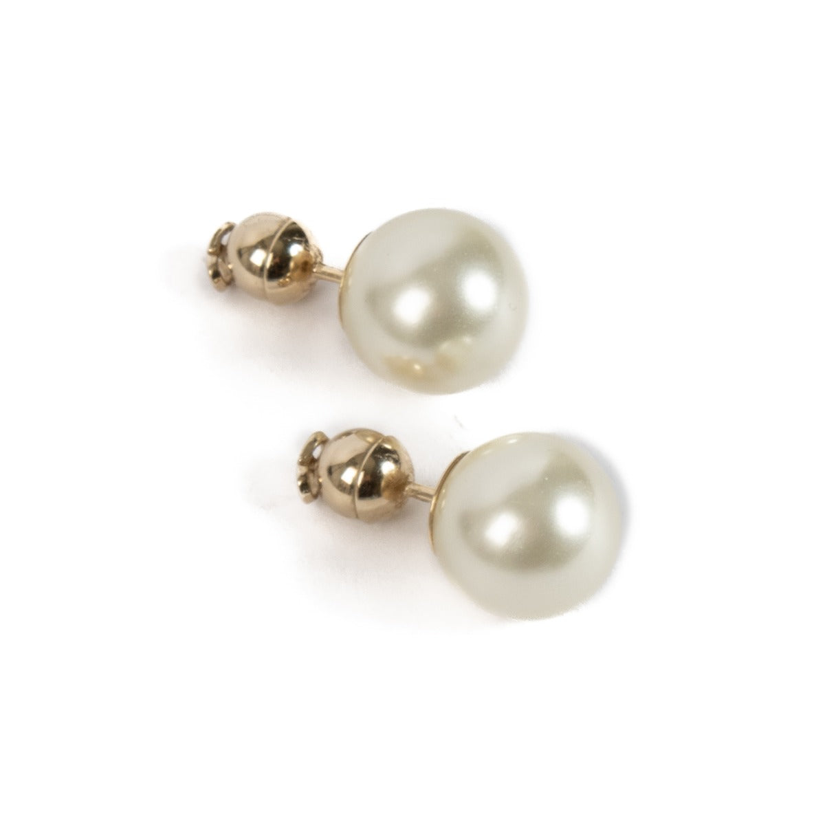 Shop 100% authentic secondhand Christian Dior White Tribal Earrings on Labellov.com
