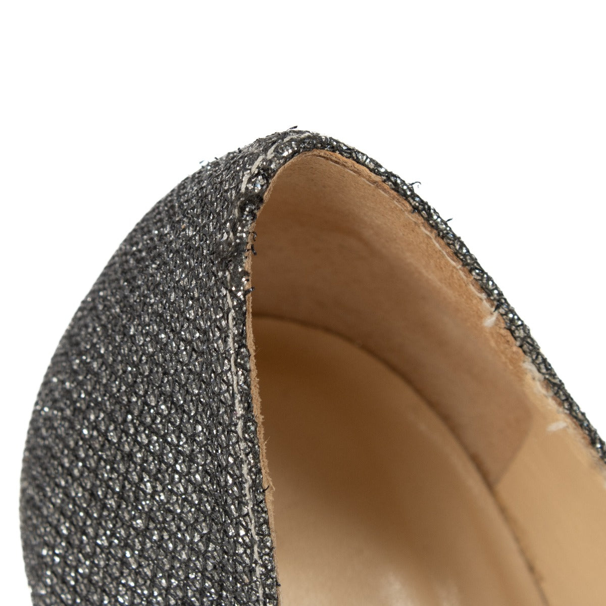 Jimmy Choo Blue Glitter Anouk 100 Pumps - Size 36 1/2